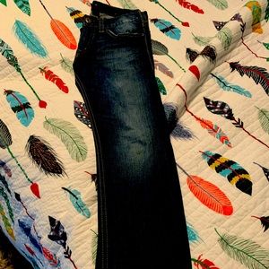 Sliver jeans co. straight fit destress men’s 34/32